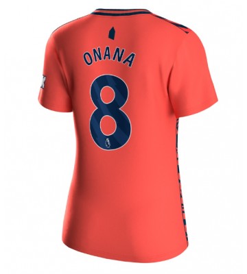 Everton Amadou Onana #8 Udebanetrøje Dame 2023-24 Kort ærmer